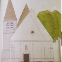 Drawing of St Eloi Entrance