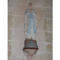 St Eloi Interior with Statue of Our Lady